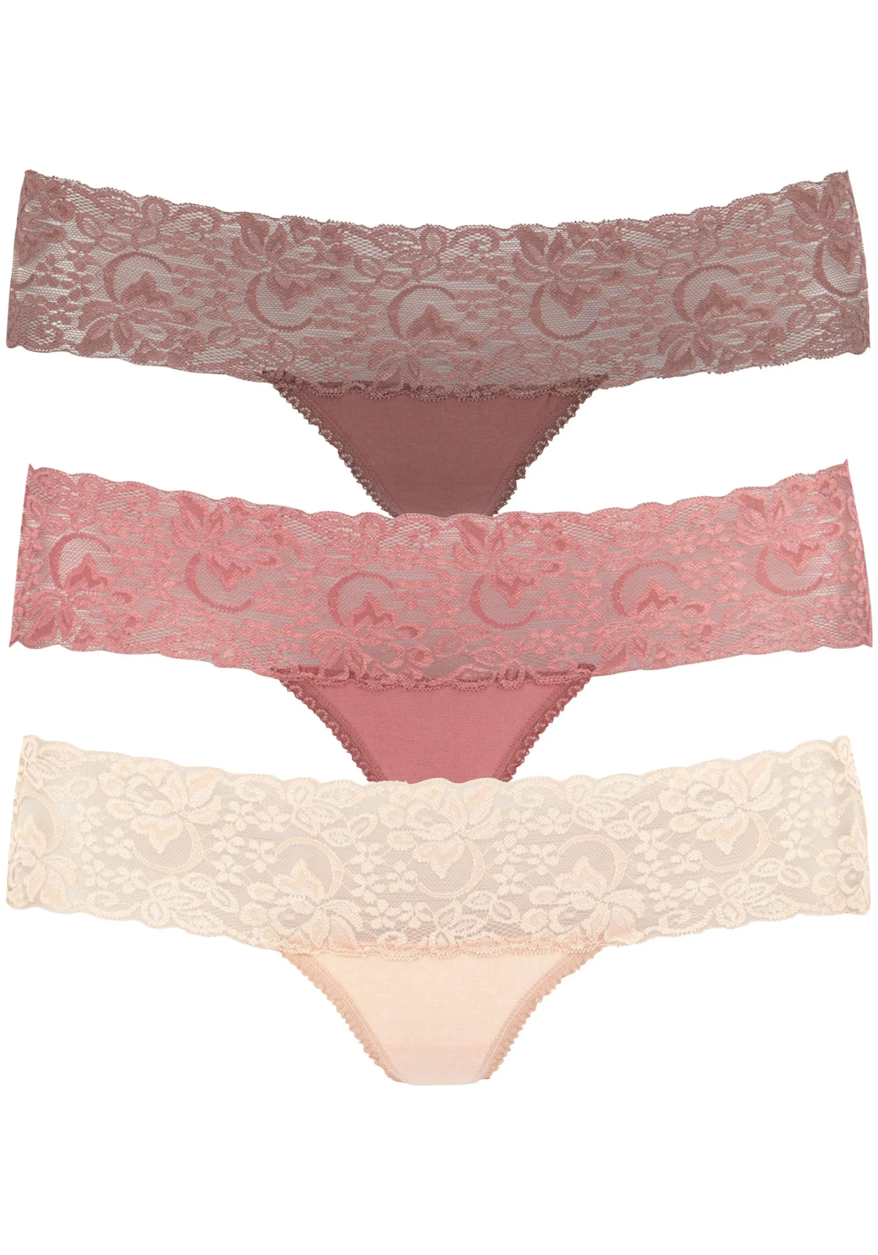 Unterhosen|Vivance String rose,beere,mahagoni