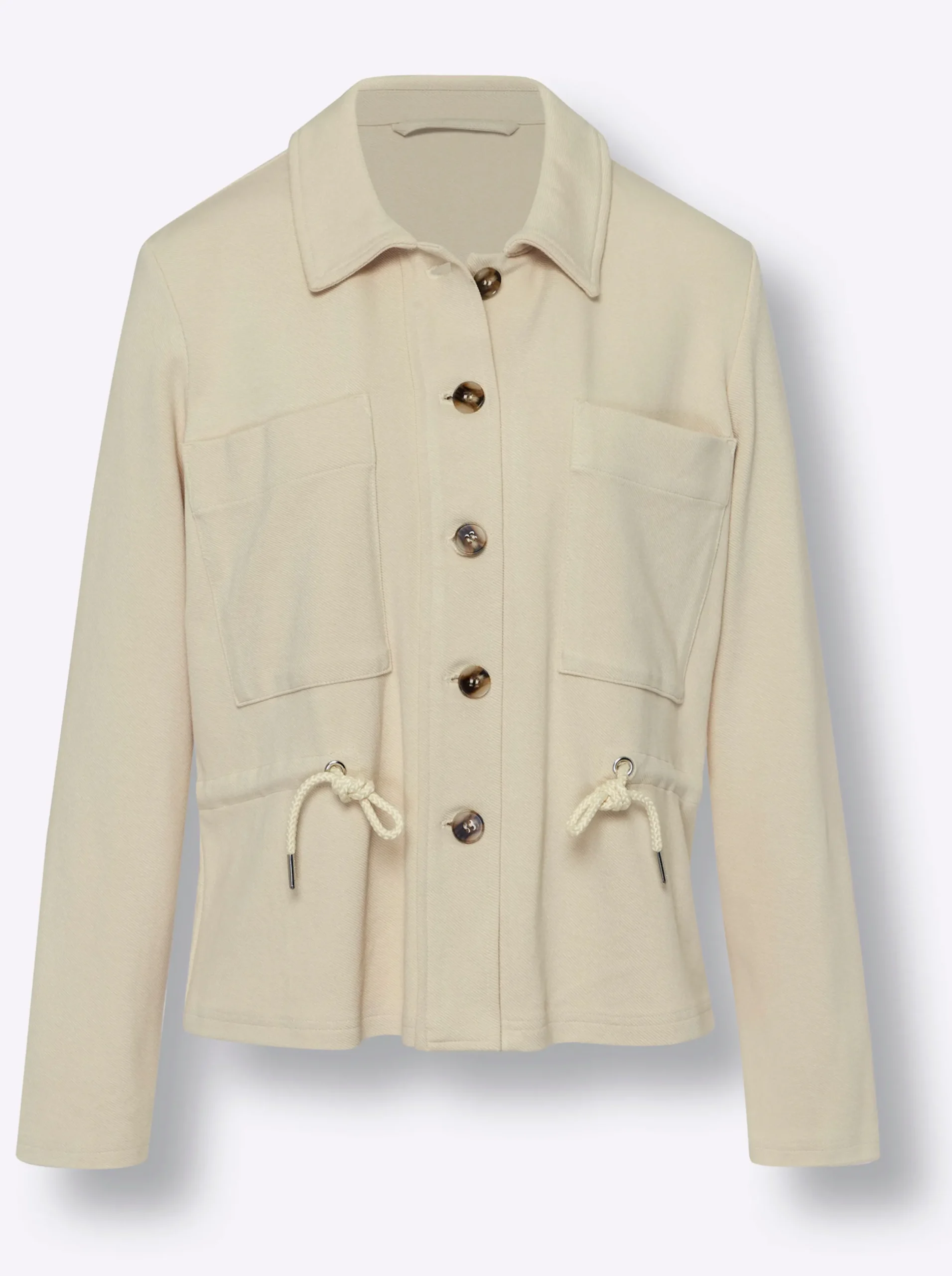 Blazer|heine Sweatblazer sand