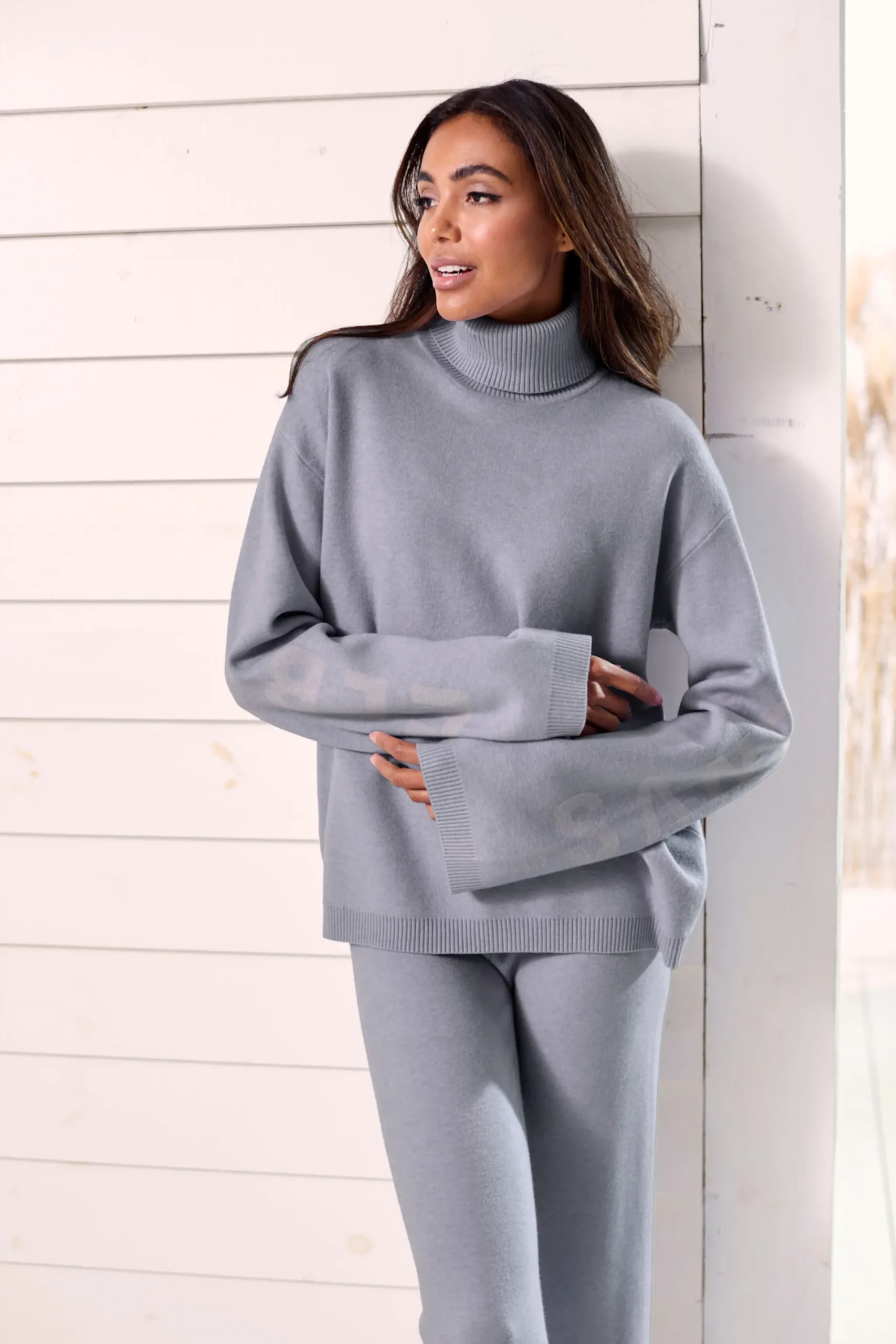 Strandmode|Pullover|Elbsand Sweater rauchblaumeliert