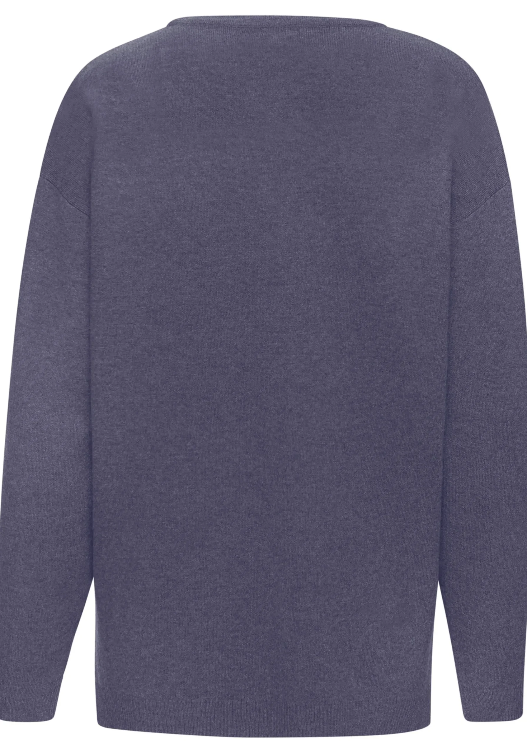 Pullover|Shirts|Elbsand Sweater blaumeliert