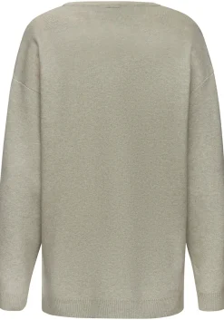 Strandmode|Pullover|Elbsand Sweater olivmeliert