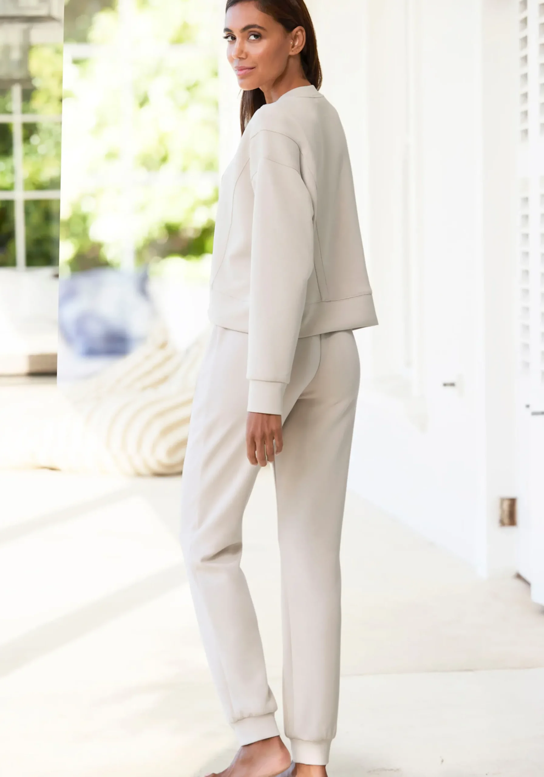 Homewear| Sweathose beige