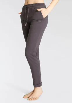 Homewear|H.I.S Sweathose dunkelbraun