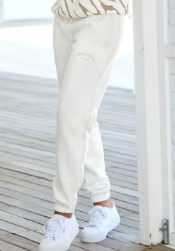 Homewear|LASCANA Sweathose creme