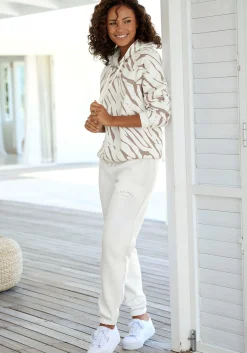 Homewear|LASCANA Sweathose creme
