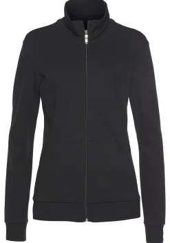 Homewear| Sweatjacke schwarz