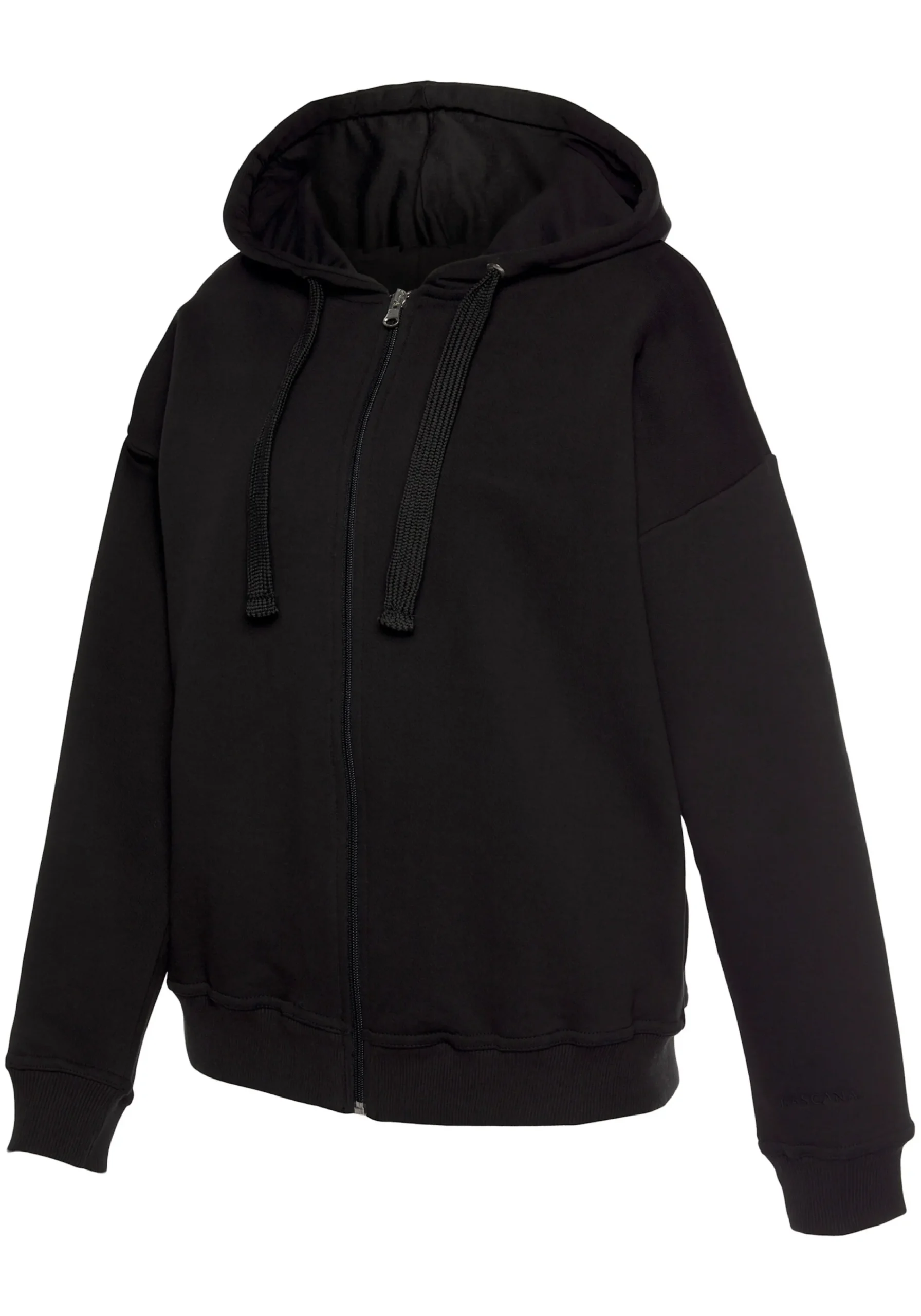 Homewear|Homewear|LASCANA Sweatjacke schwarz