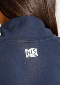 Homewear|Homewear|H.I.S Sweatjacke navy