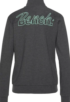 Homewear|Jacken|Bench. Sweatjacke anthrazit-melange