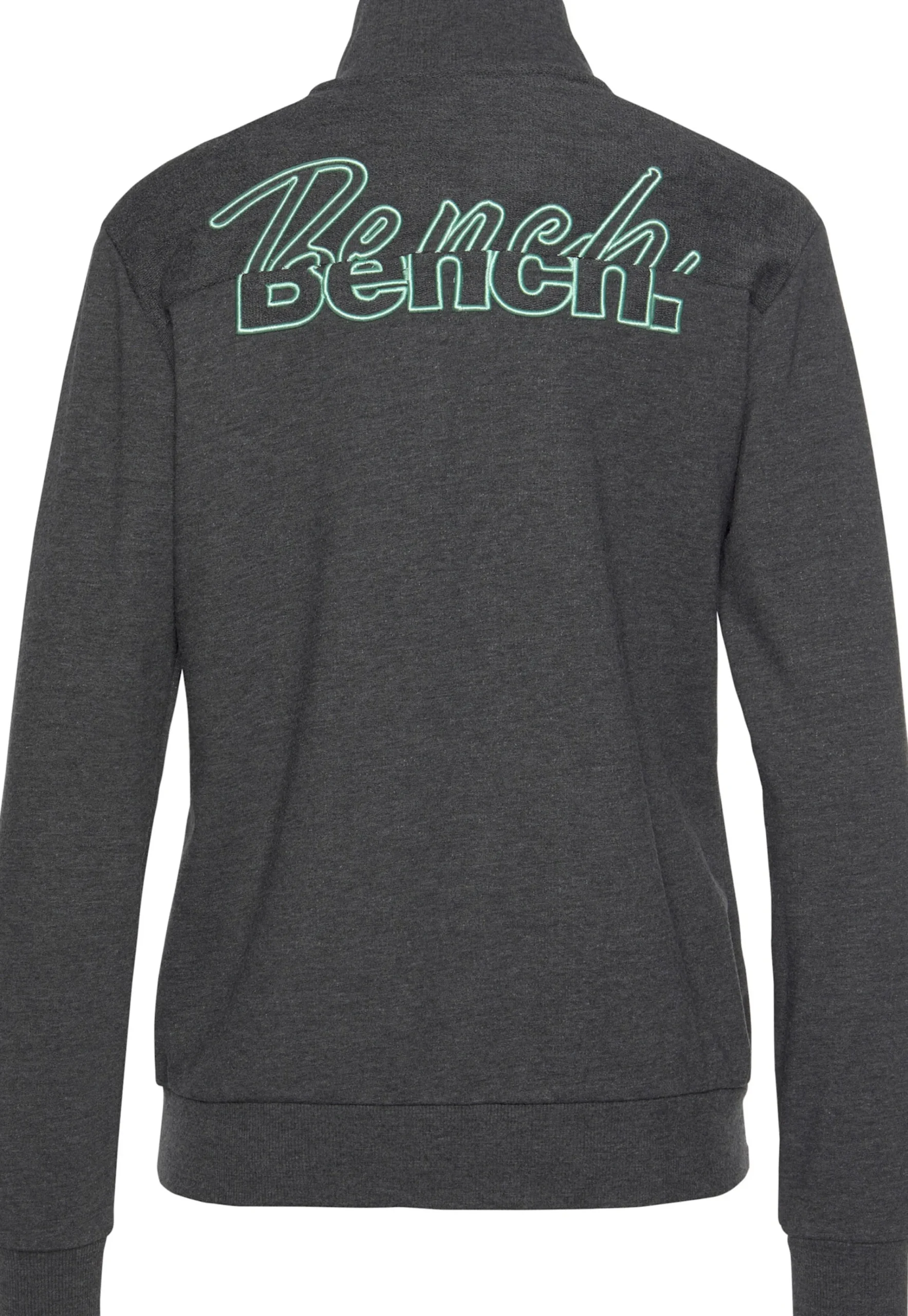 Homewear|Jacken|Bench. Sweatjacke anthrazit-melange