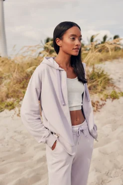 Homewear|Homewear|LASCANA Sweatjacke flieder