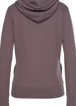 Homewear|Homewear| Sweatjacke mauve-meliert
