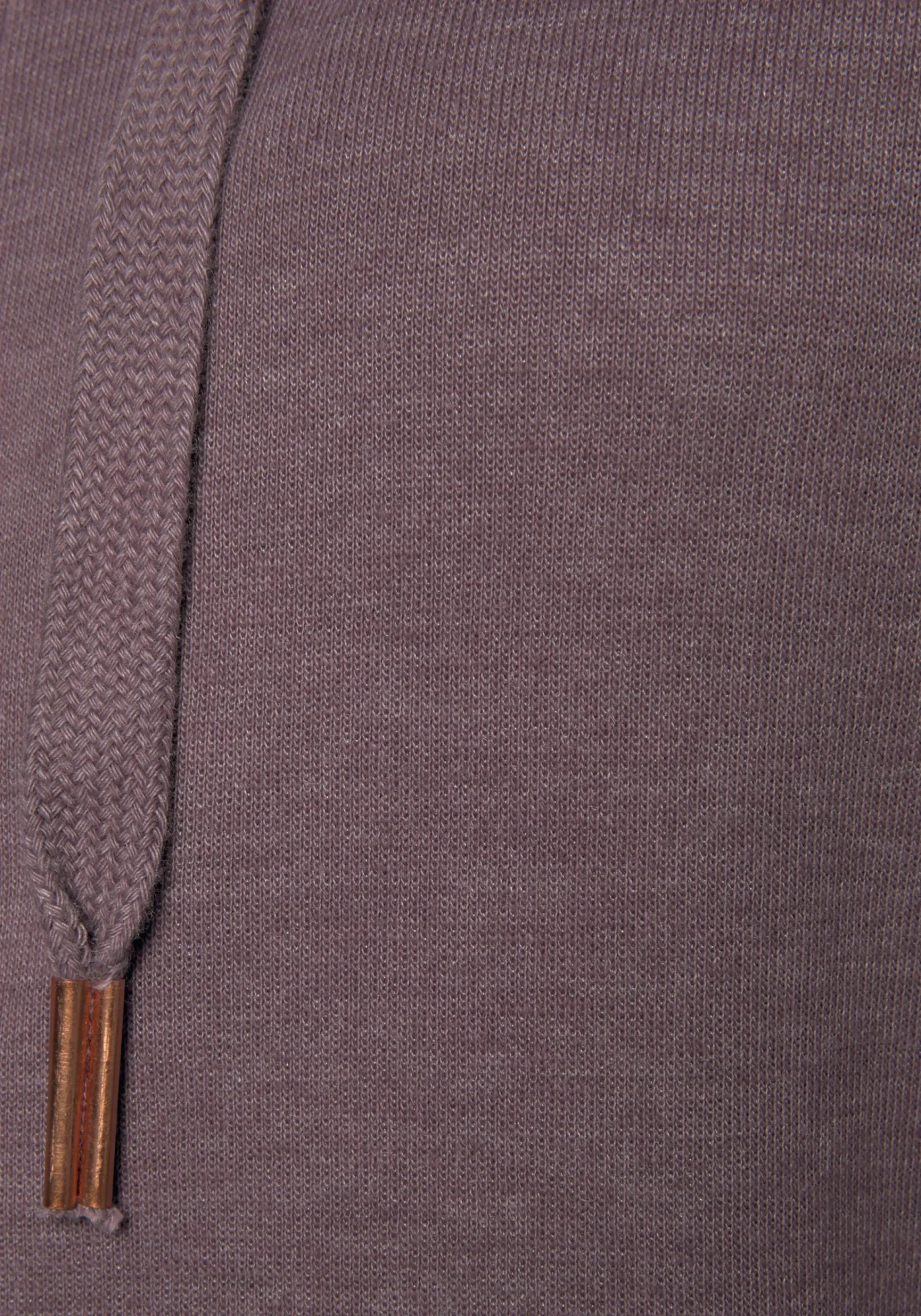 Homewear|Homewear| Sweatjacke mauve-meliert