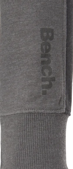 Jacken| Sweatjacke anthrazit-meliert-schwarz