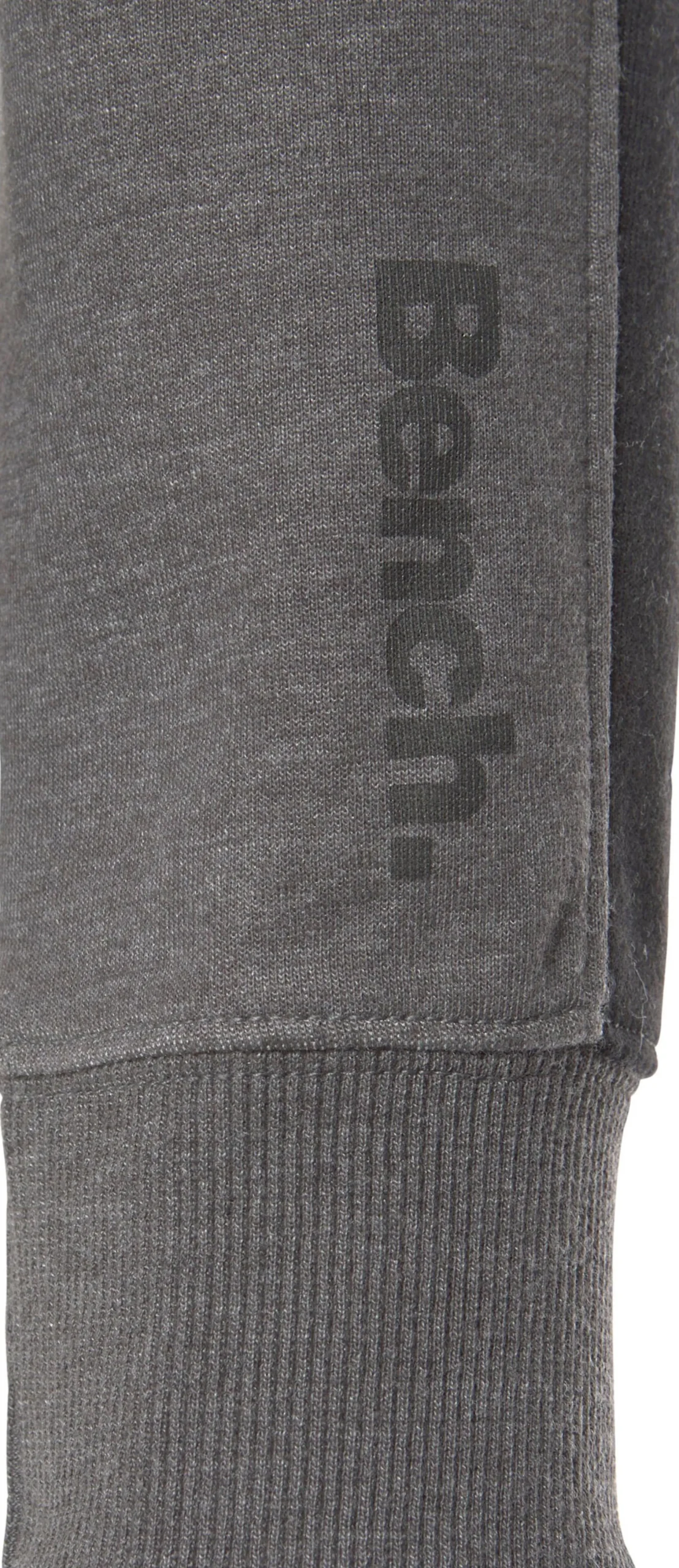 Jacken| Sweatjacke anthrazit-meliert-schwarz