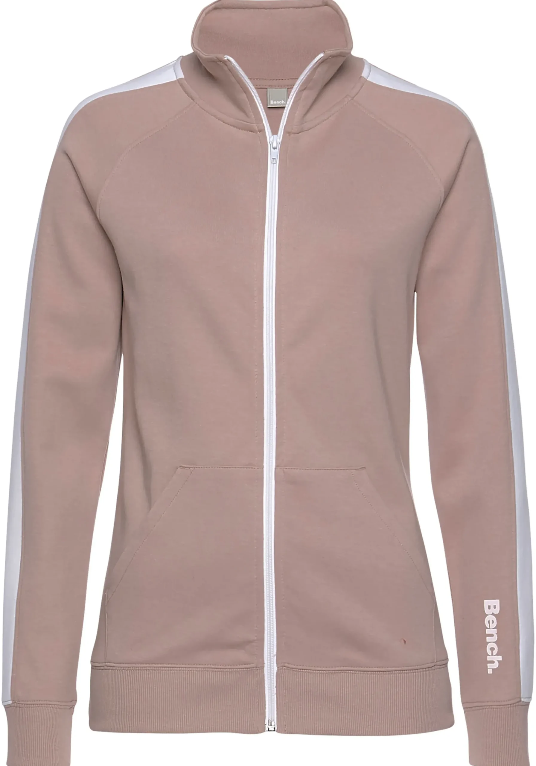 Homewear|Homewear| Sweatjacke beige-weiß