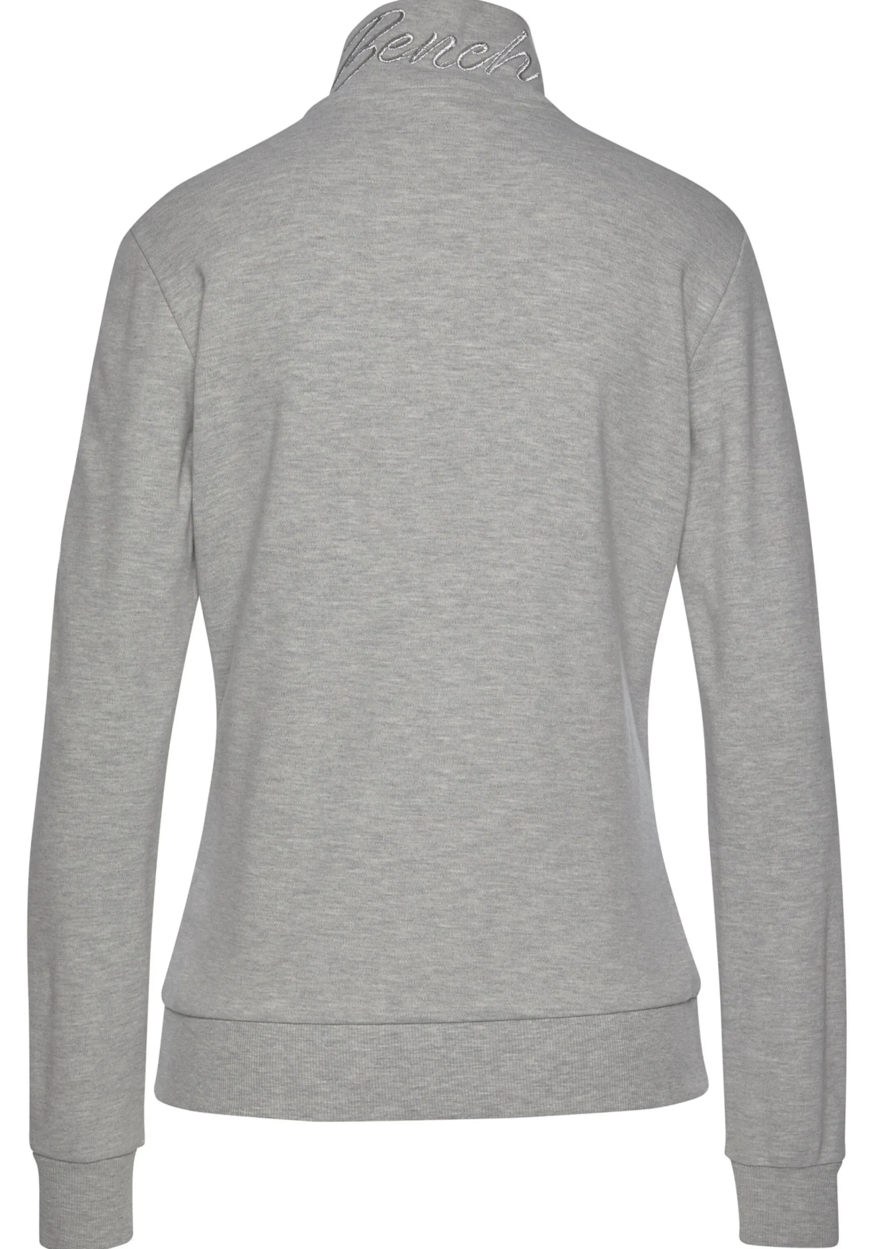 Jacken| Sweatjacke hellgrau-melange