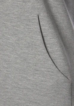 Jacken| Sweatjacke hellgrau-melange