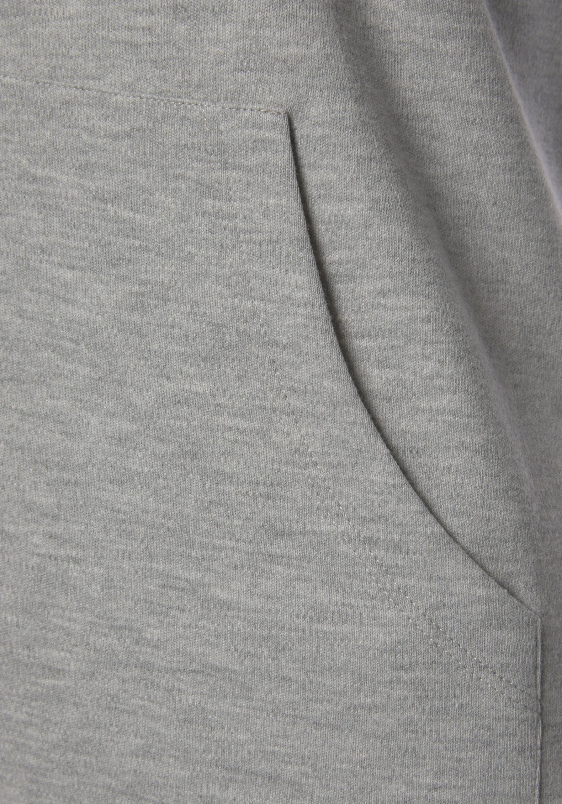 Jacken| Sweatjacke hellgrau-melange
