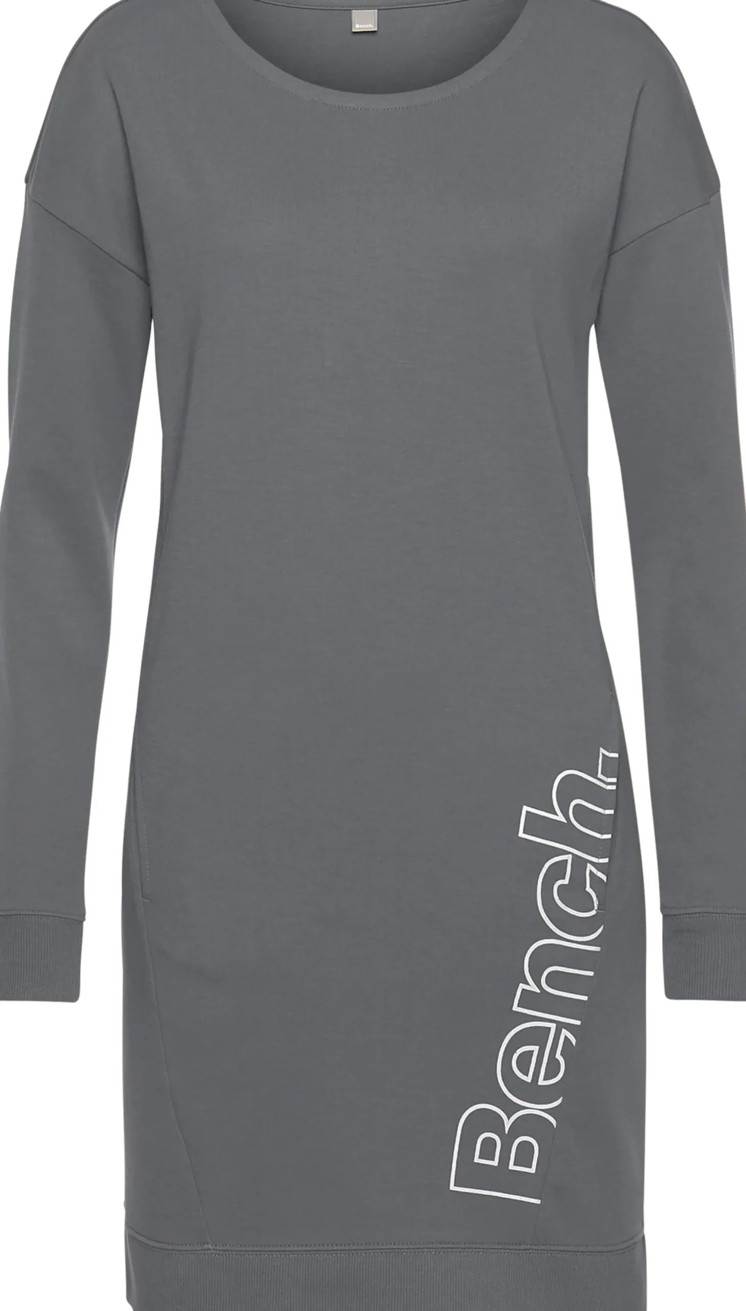 Homewear|Kleider| Sweatkleid stone-weiß