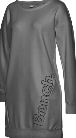 Kleider| Sweatkleid anthrazit-schwarz