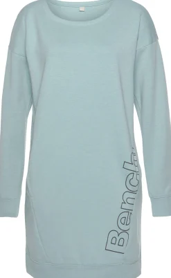 Homewear|Homewear| Sweatkleid mint-schwarz
