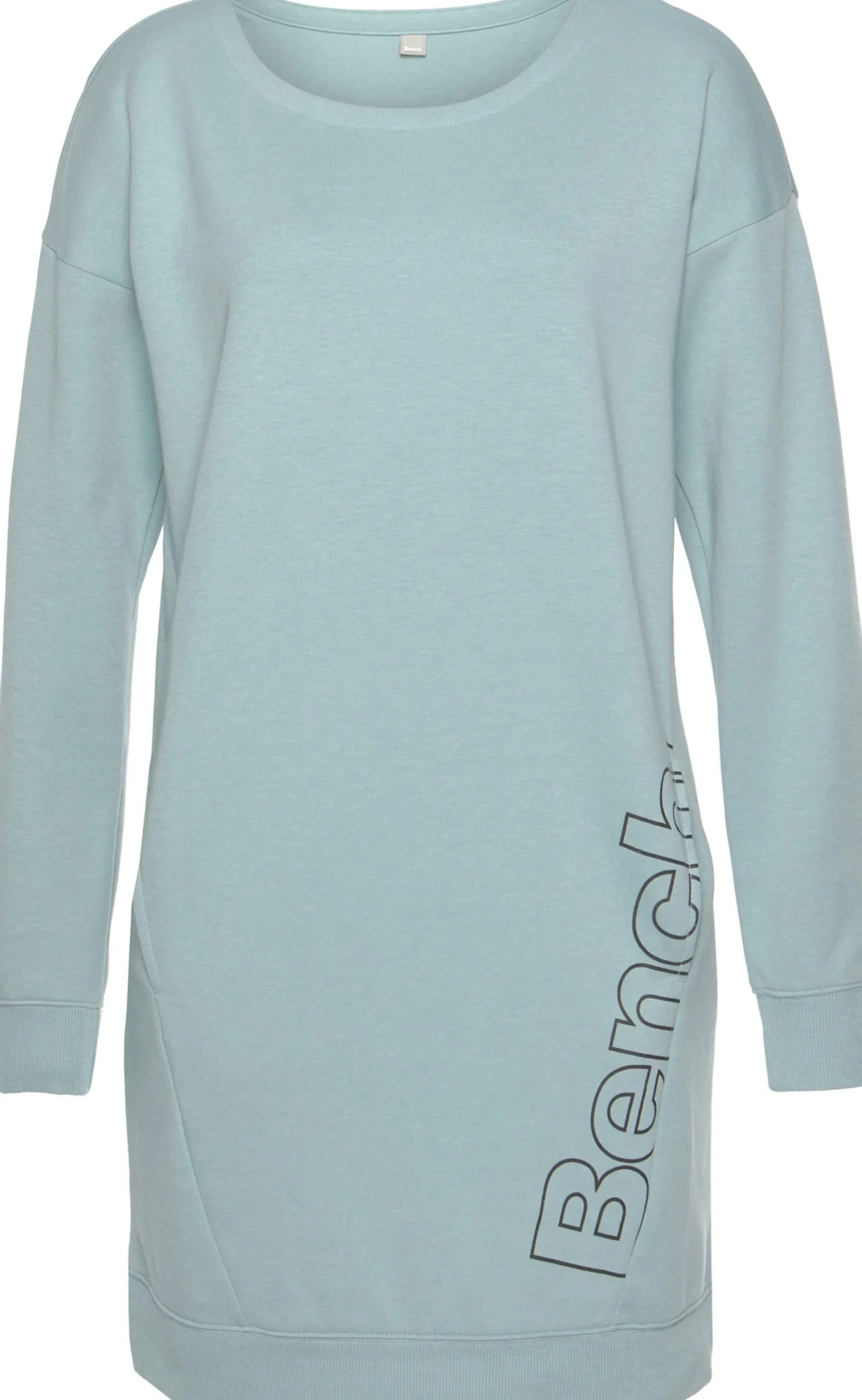 Homewear|Homewear| Sweatkleid mint-schwarz