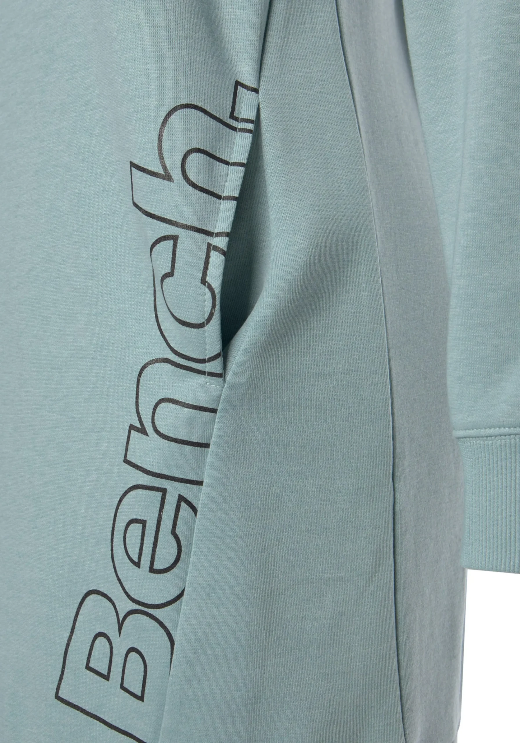 Homewear|Homewear| Sweatkleid mint-schwarz