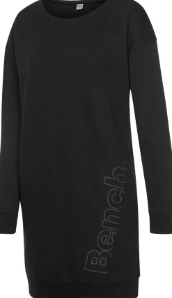 Kleider| Sweatkleid schwarz-weiß