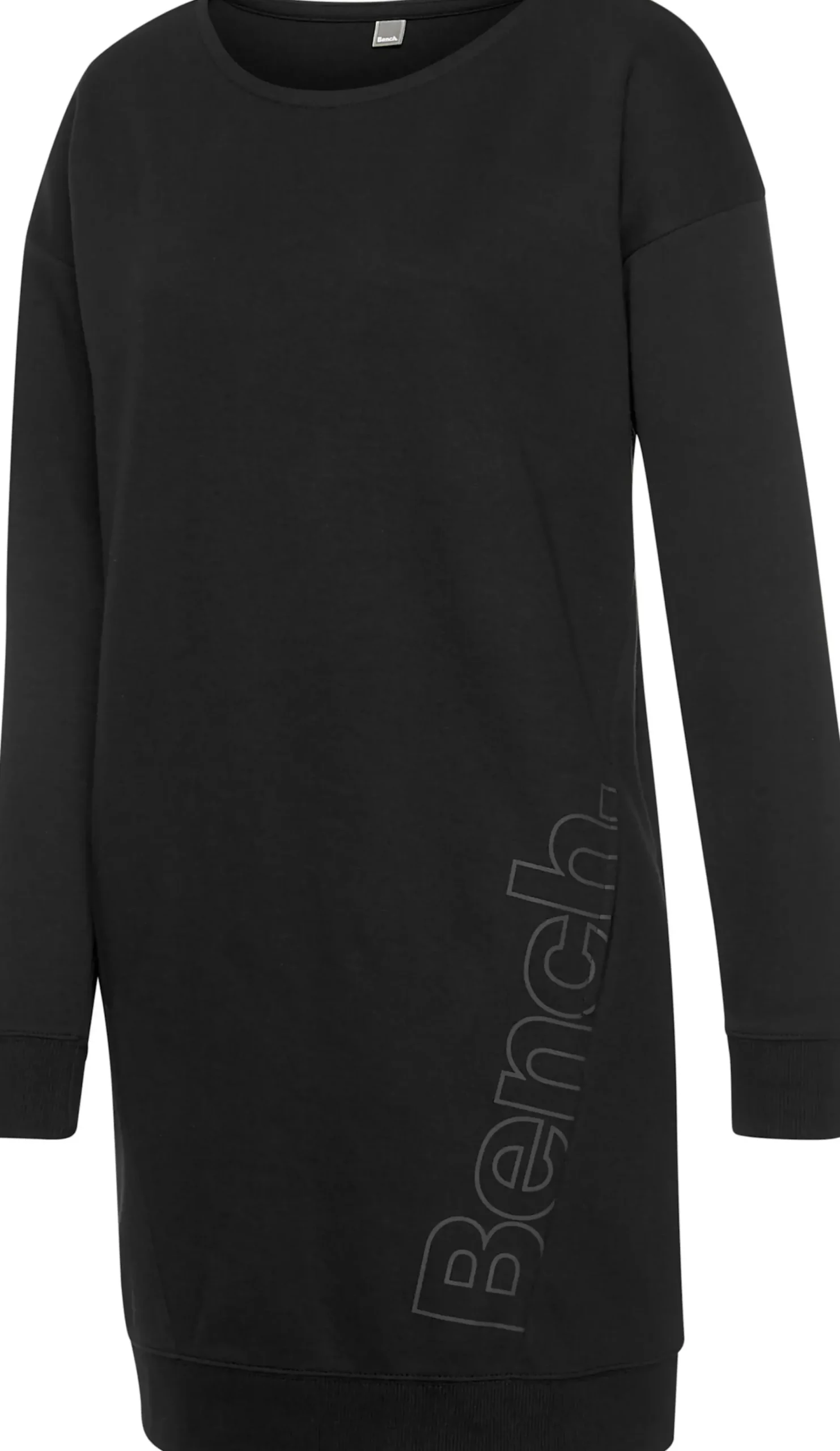 Kleider| Sweatkleid schwarz-weiß