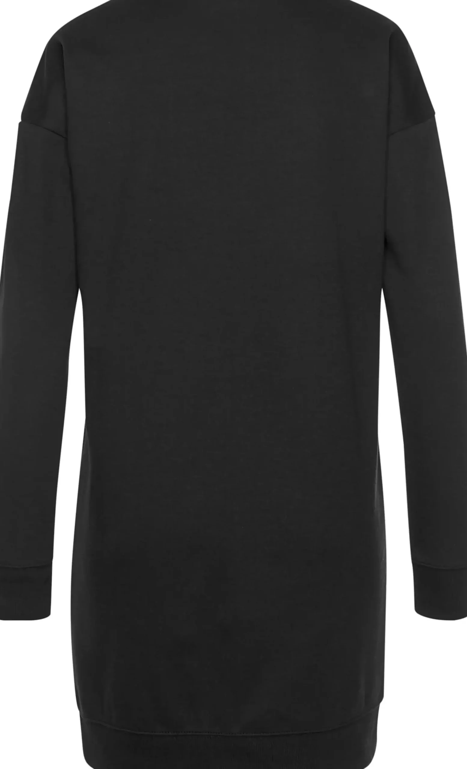 Kleider| Sweatkleid schwarz-weiß