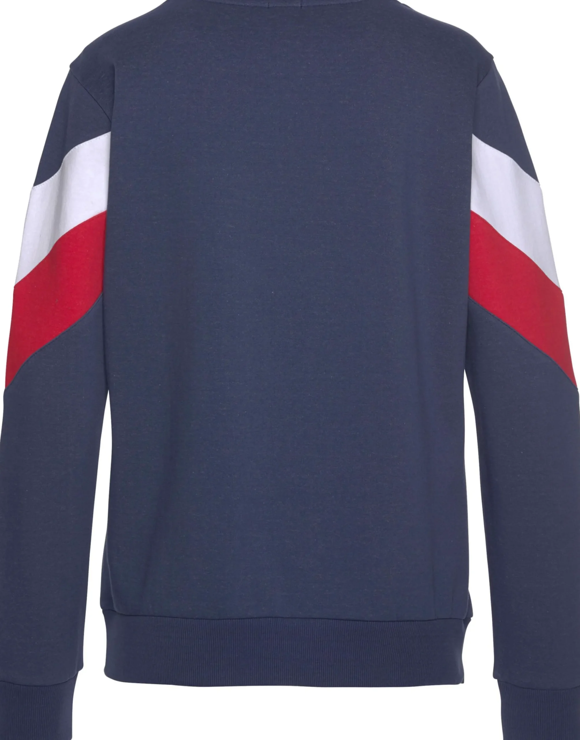 Pullover|H.I.S Sweatshirt marine-rot-weiß