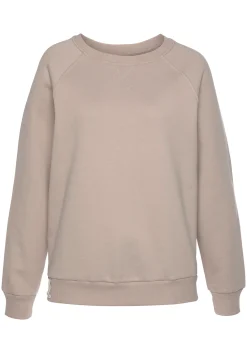 Shirts|LASCANA Sweatshirt hellbraun