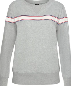 Homewear|Homewear|H.I.S Sweatshirt grau-meliert