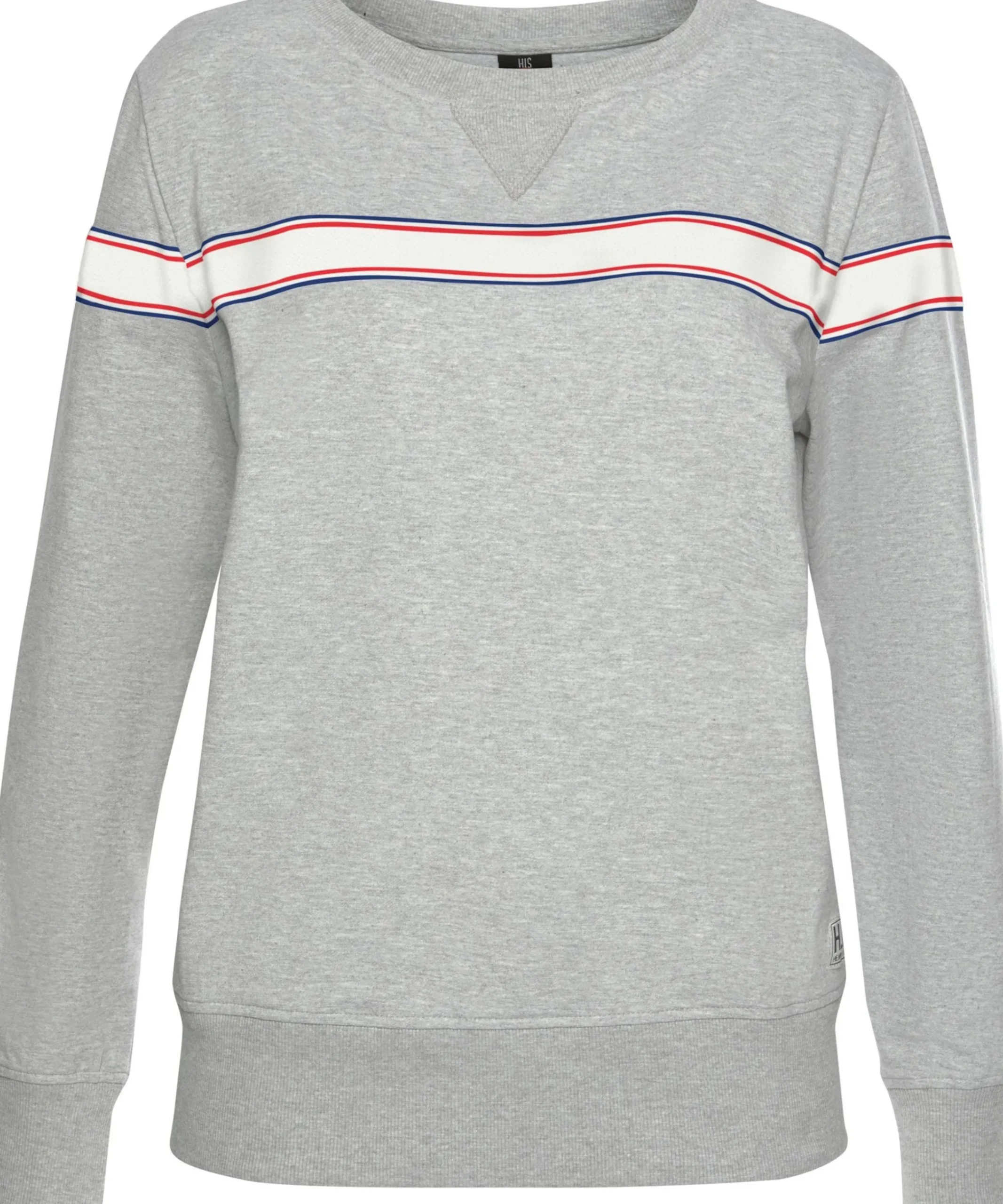 Homewear|Homewear|H.I.S Sweatshirt grau-meliert