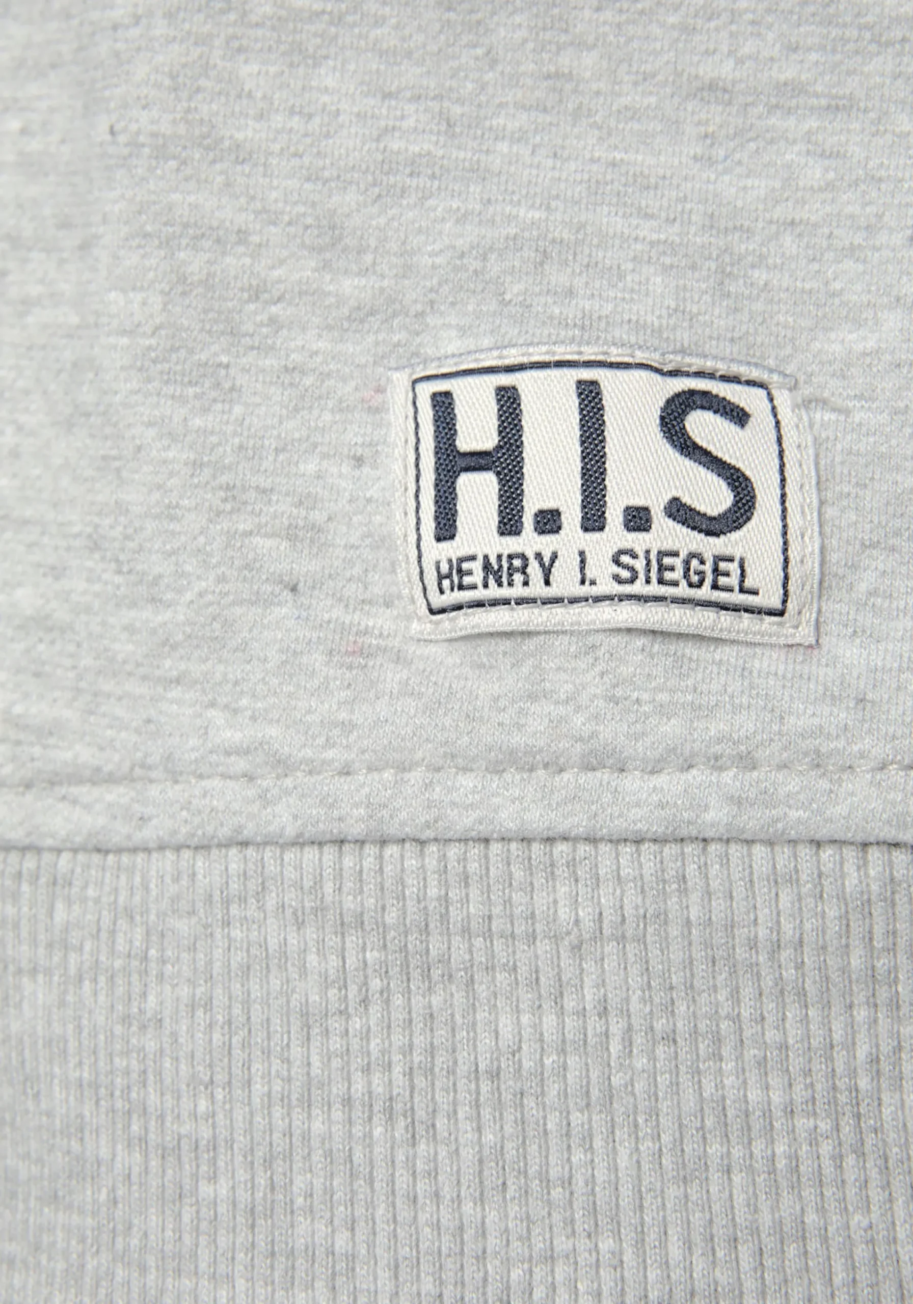 Homewear|Homewear|H.I.S Sweatshirt grau-meliert