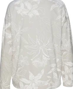 Strandmode|LASCANA Sweatshirt grau-gemustert