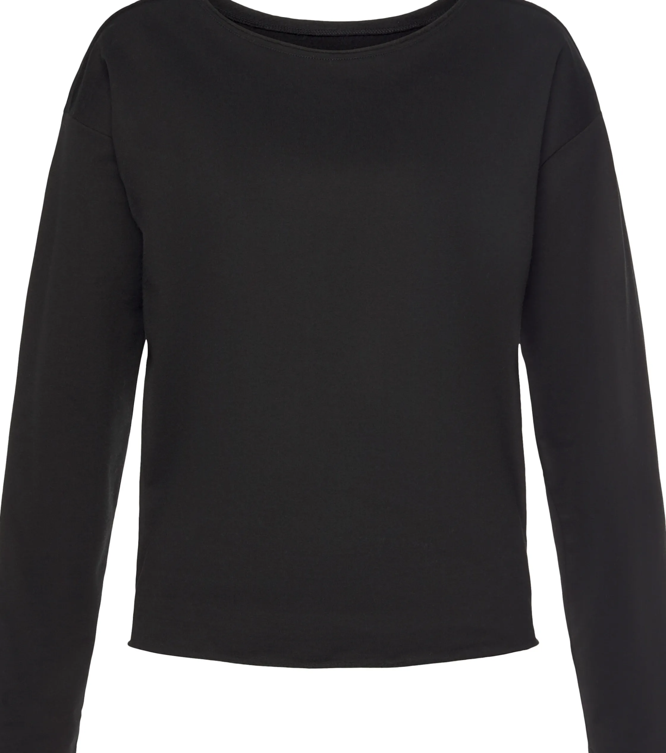 Pullover|Shirts|LASCANA Sweatshirt schwarz