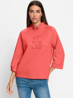 Pullover|Shirts|heine Sweatshirt koralle