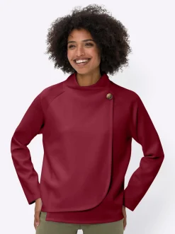 Shirts|heine Sweatshirt dunkelrot