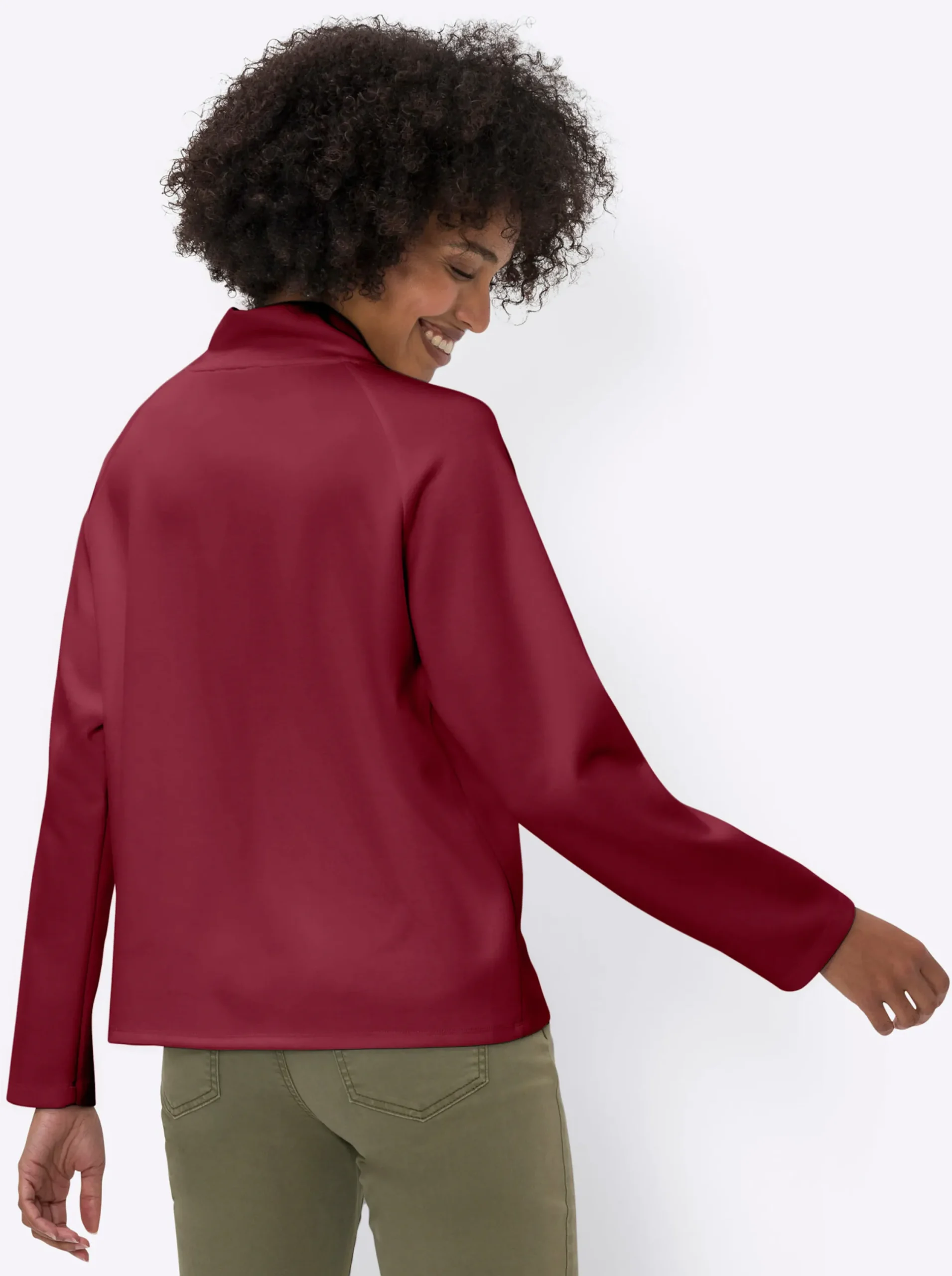 Shirts|heine Sweatshirt dunkelrot