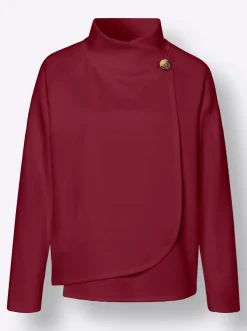 Shirts|heine Sweatshirt dunkelrot