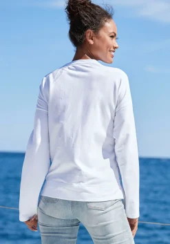 Strandmode|Shirts|Elbsand Sweatshirt weiß
