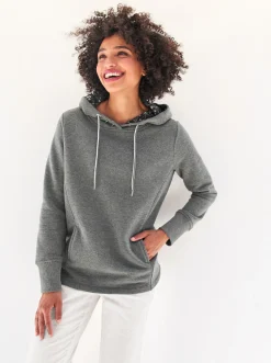 Shirts|heine Sweatshirt hellgrau-anthrazit-meliert