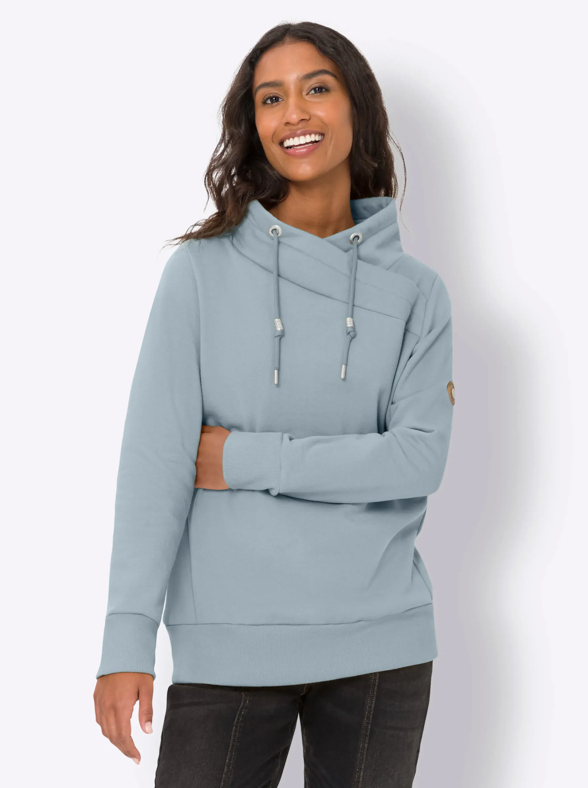 Pullover|heine Sweatshirt hellblau
