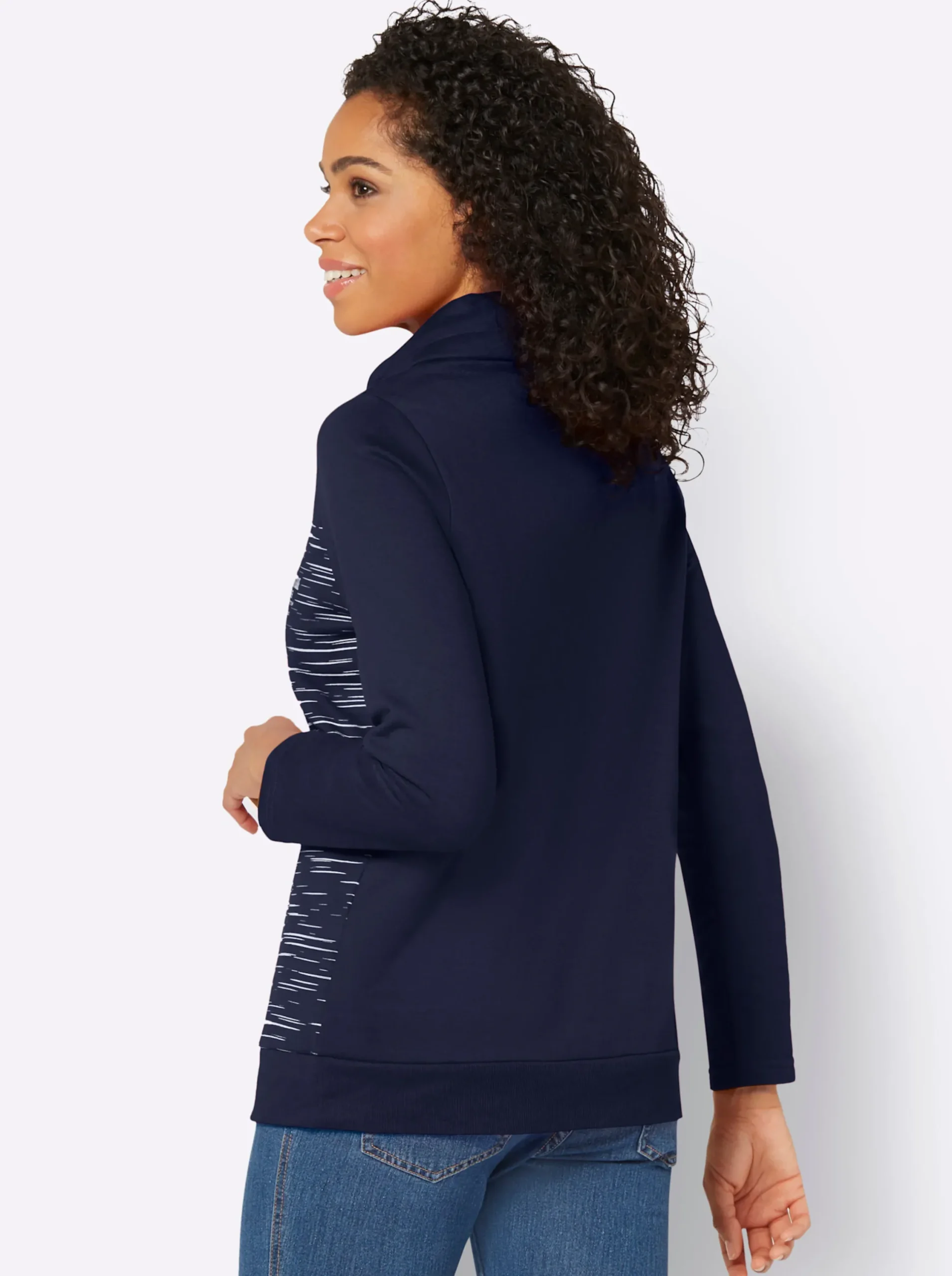 Shirts| Sweatshirt marine-bedruckt