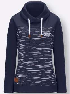 Shirts| Sweatshirt marine-bedruckt