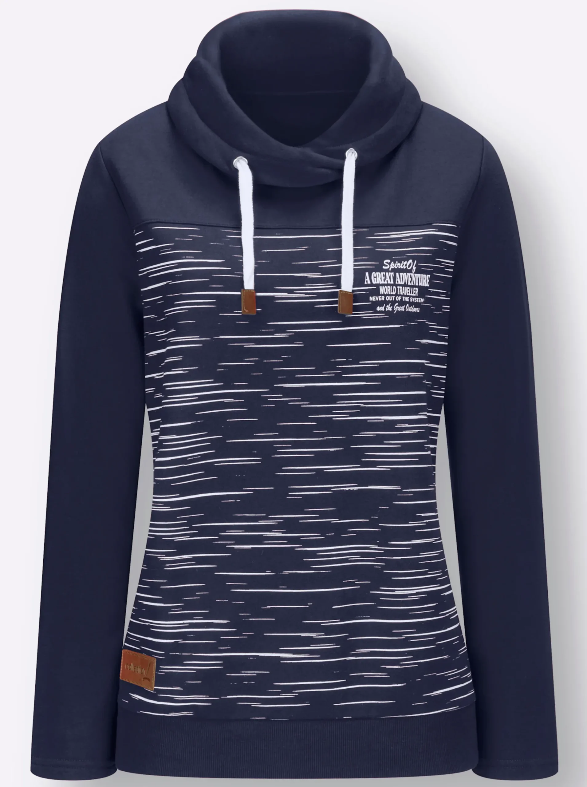 Shirts| Sweatshirt marine-bedruckt