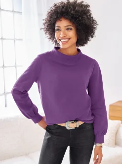 Pullover|heine Sweatshirt lila