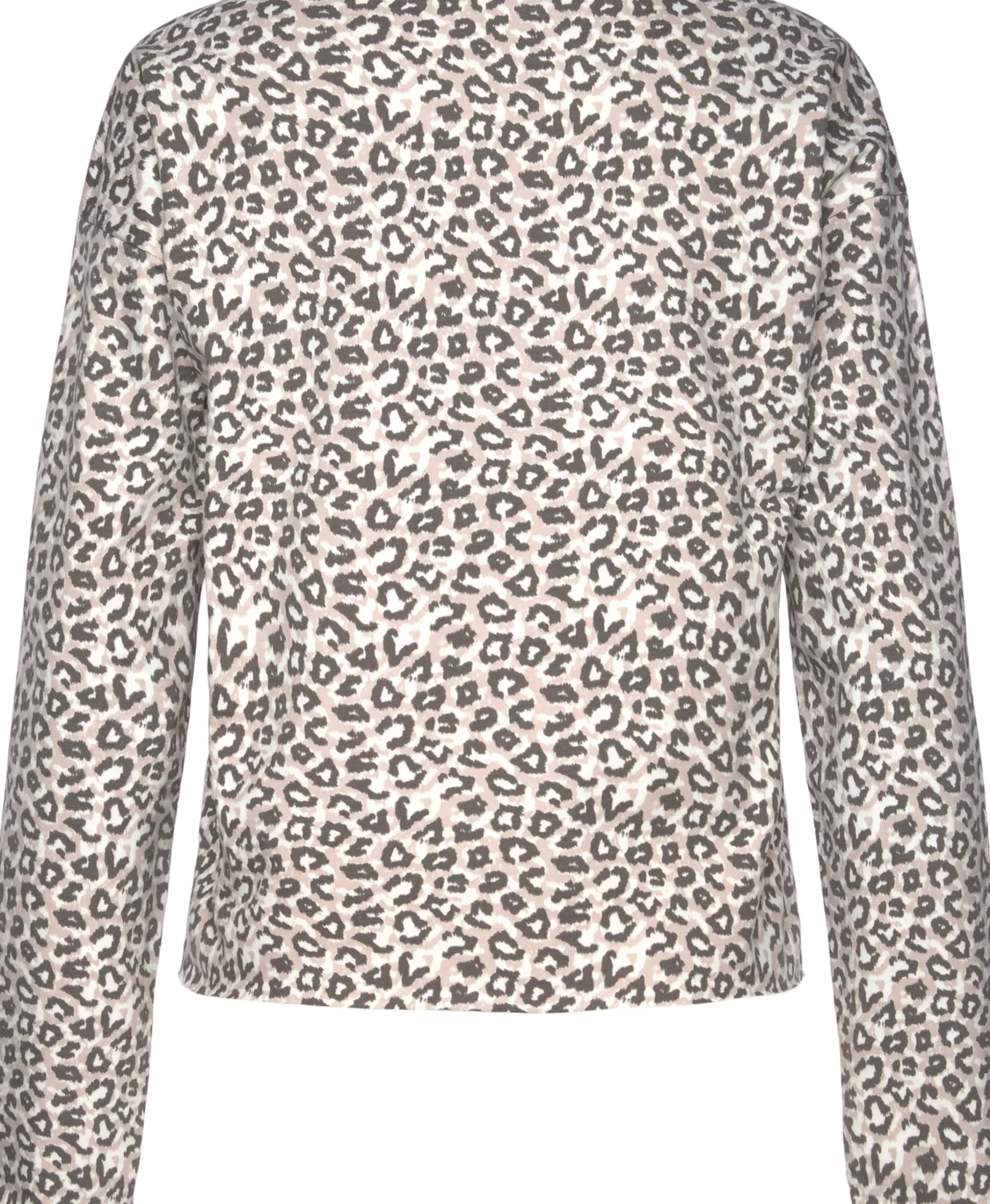 Pullover|Shirts|LASCANA Sweatshirt beige-schwarz